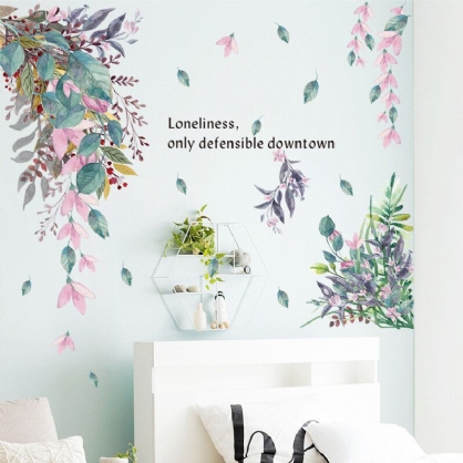 Pegatinas De Pared Creativas De Hojas Verdes Para Dormitorio Sala De Estar Comedor Cocina Habitación De Niños Calcomanías De Vinilo Para Pared Diy Murales De Puerta