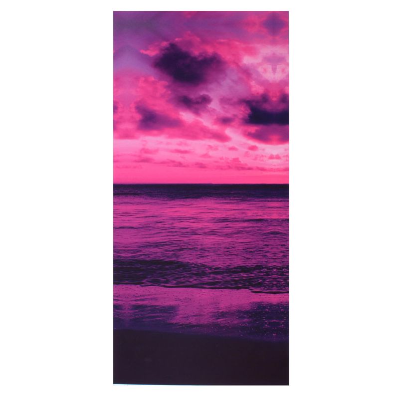 Purple Sea Sunset Modern Frameless Hd Canvas Print Home Art Wall Picture Poster Pinturas De Pared