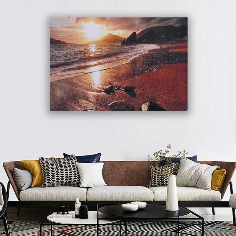 Sunset Beach Landscape Canvas Wall Art Picture Print Decor Lienzo Sin Marco Para La Decoración Del Hogar