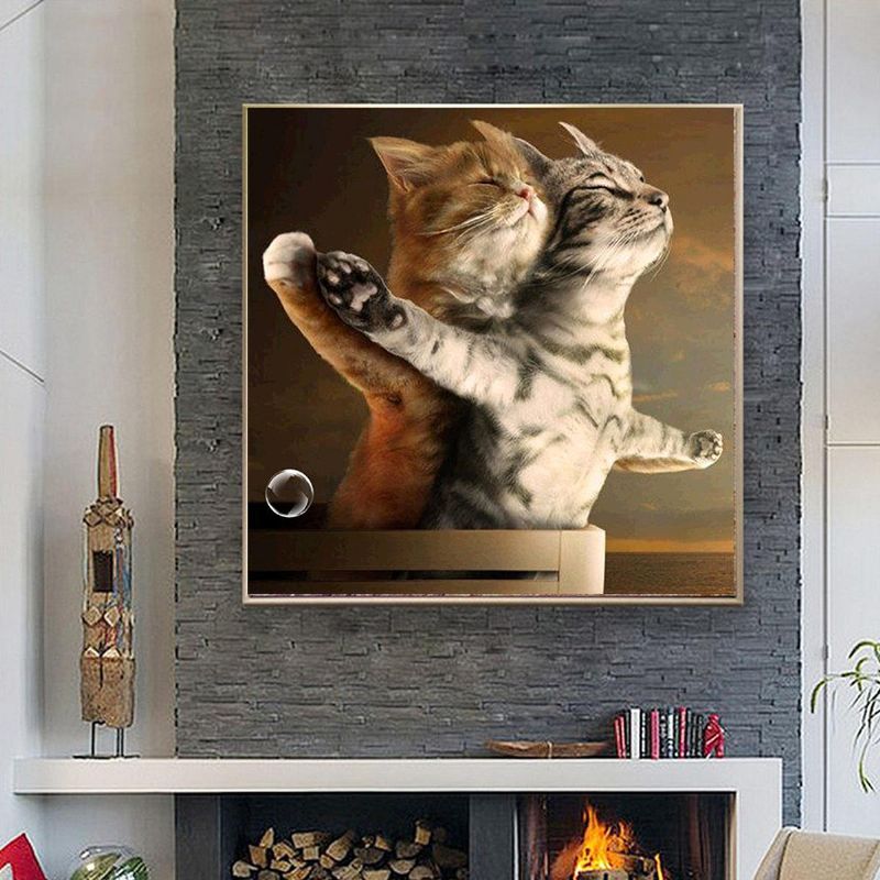 Titanic Jack Y Rose Cat 5d Diy Diamante Pintura Bordado Punto De Cruz Decoraciones