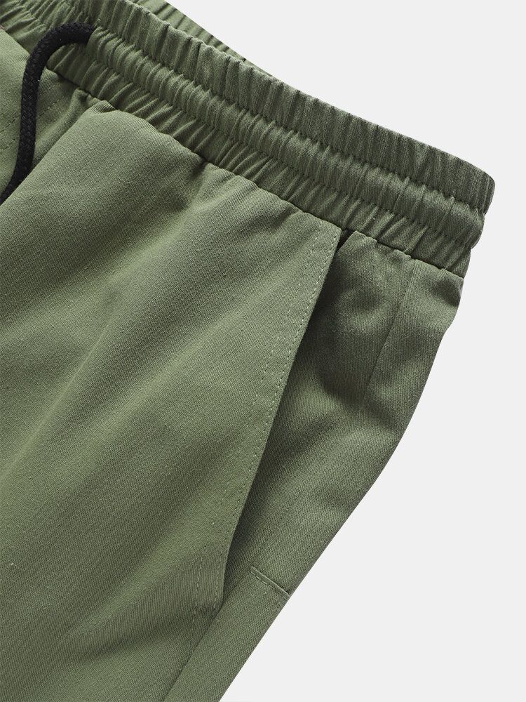 Pantalones De Chándal De Retazos De Algodón 100% En Contraste De Color Para Hombre