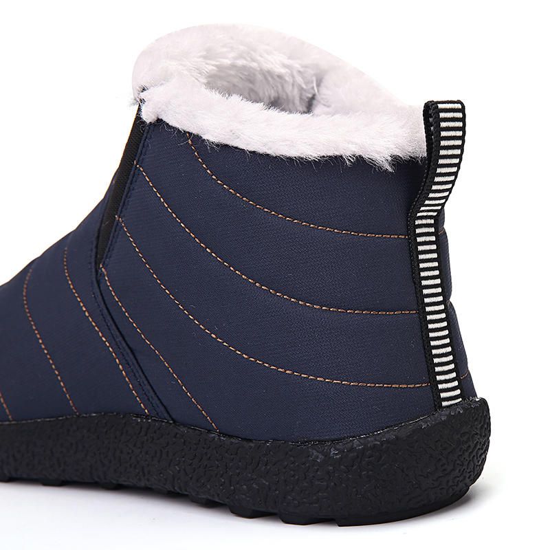 Botas De Nieve Impermeables Cálidas Informales Para Hombre