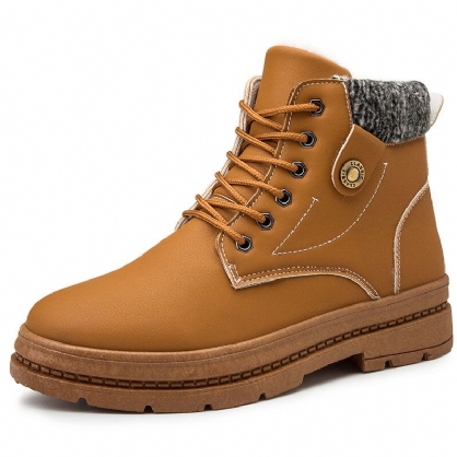 Botas Para Herramientas De Nieve Antideslizantes Con Forro De Felpa Cálida Para Hombre