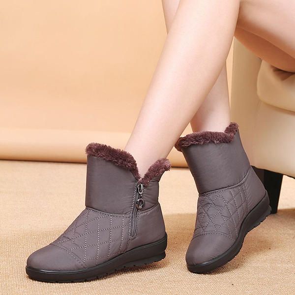 Keep Warm Winter Casual Fur Forro Botines Para La Nieve