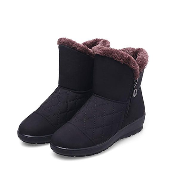 Keep Warm Winter Casual Fur Forro Botines Para La Nieve