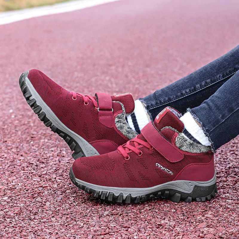 Zapatos Cálidos De Felpa Para Mujer Botas De Nieve Cómodas