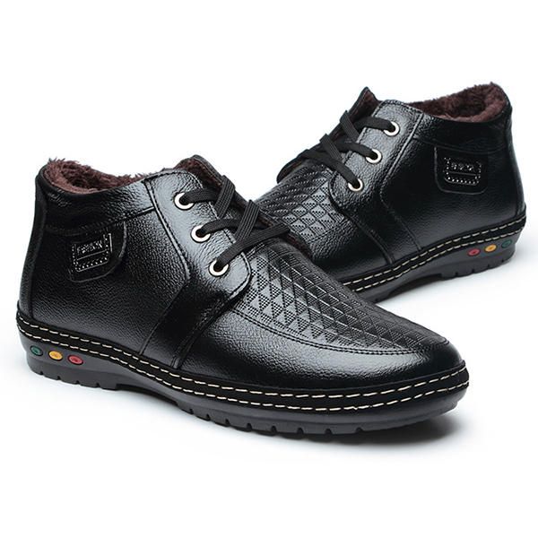 Zapatos Oxford De Alta Calidad Con Forro De Piel De Cuero Genuino De Negocios Informales Para Hombres