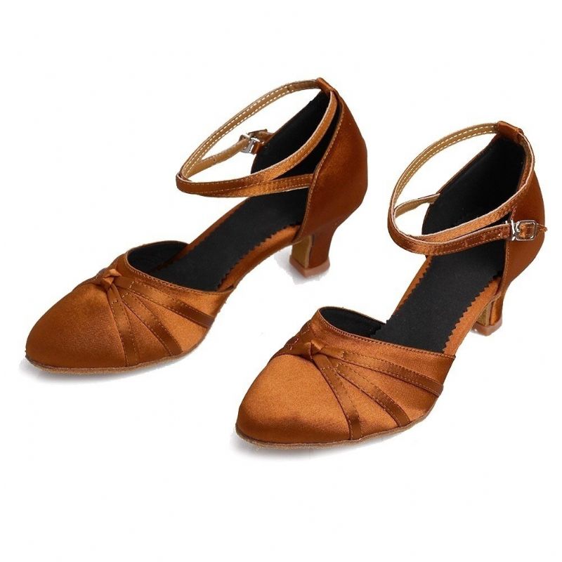 Mujeres 5.5cm Tacón Tango Salón De Baile Moda Moderna Zapatos De Baile Bombas