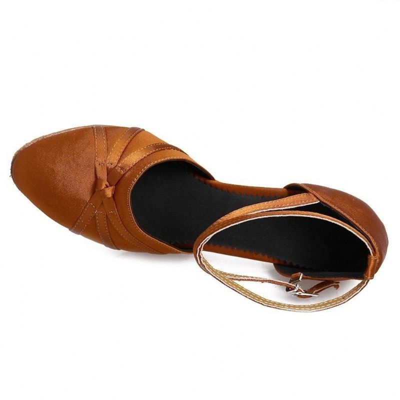 Mujeres 5.5cm Tacón Tango Salón De Baile Moda Moderna Zapatos De Baile Bombas