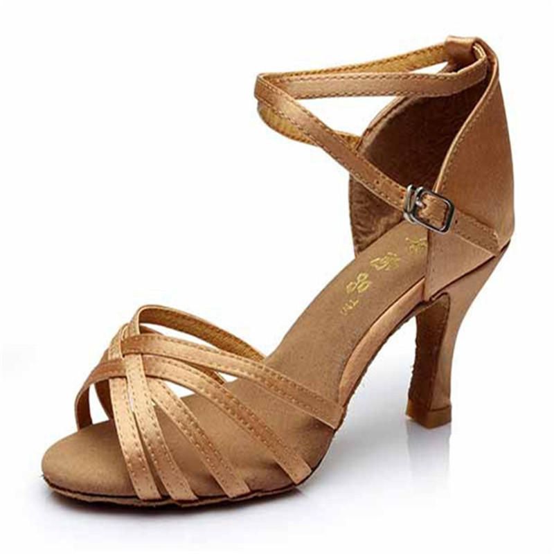 Zapatos De Baile De Tacón De Moda De Color Sólido Para Mujer Sandalias De Vestir