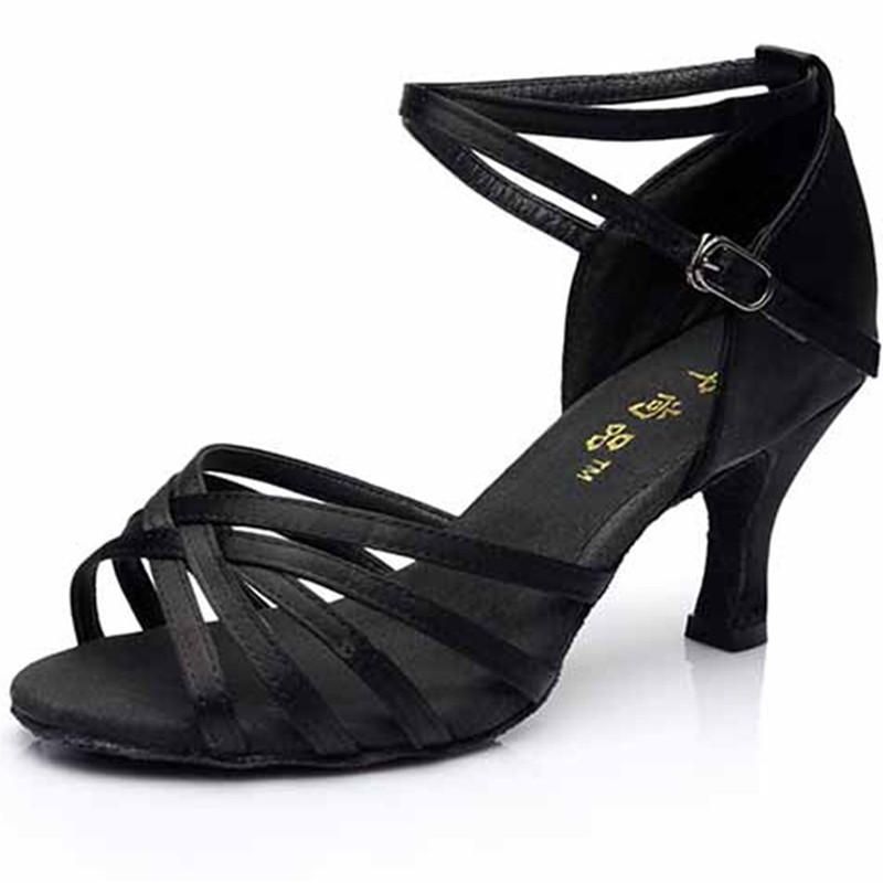 Zapatos De Baile De Tacón De Moda De Color Sólido Para Mujer Sandalias De Vestir