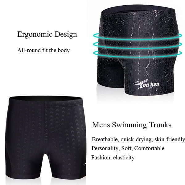 Bañadores De Secado Rápido Para Nadar En La Playa Sexy Para Hombre Pantalones Cortos De Spa Impermeables De Color Sólido