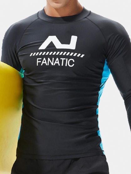 Camisa De Surf Rashguard Para Traje De Baño De Manga Larga Para Hombre