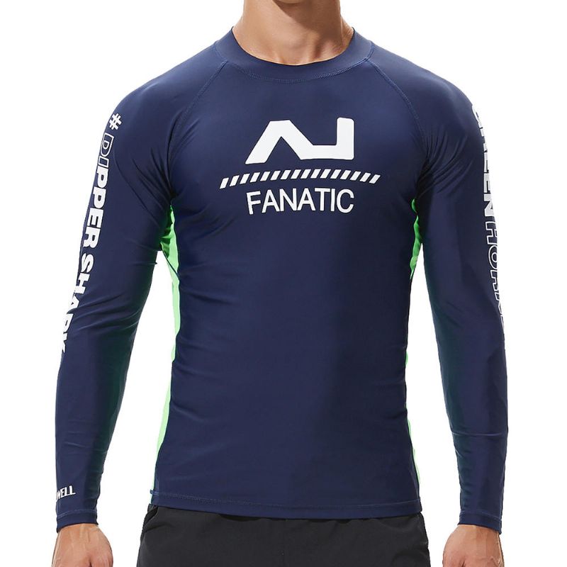 Camisa De Surf Rashguard Para Traje De Baño De Manga Larga Para Hombre