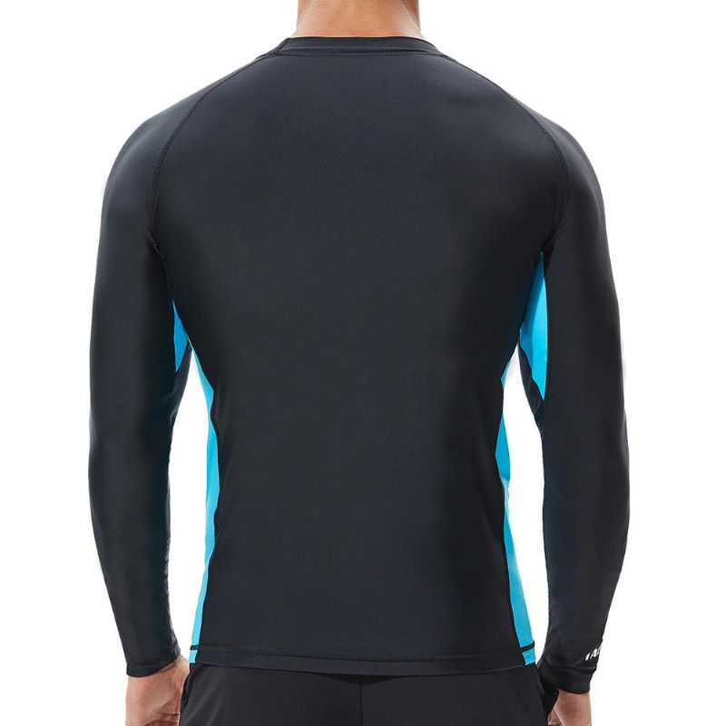 Camisa De Surf Rashguard Para Traje De Baño De Manga Larga Para Hombre