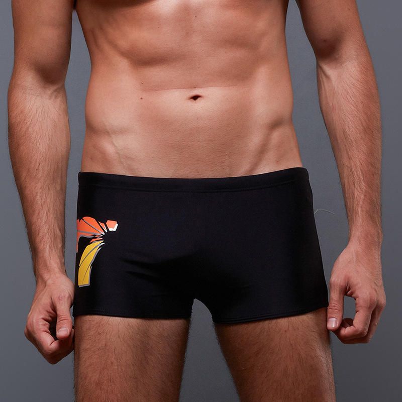 Impresión De Playa Surf Natación Boxers Trunks Traje De Baño Para Hombres