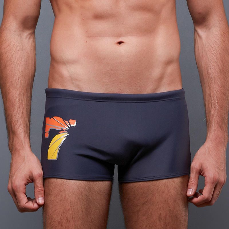 Impresión De Playa Surf Natación Boxers Trunks Traje De Baño Para Hombres