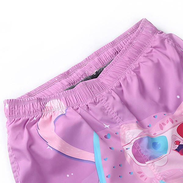 Pantalones Cortos De Playa Informales De Verano Con Estampado De Gatos De Dibujos Animados Para Mí