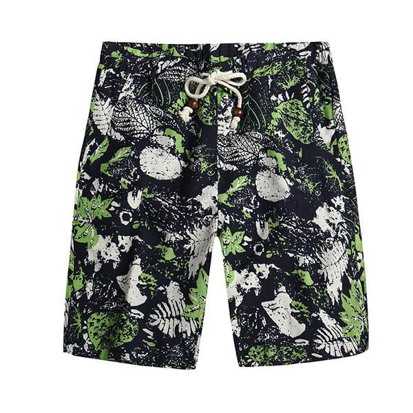 Pantalones Cortos De Playa De Ocio Con Estampado Étnico Con Estampado Floral