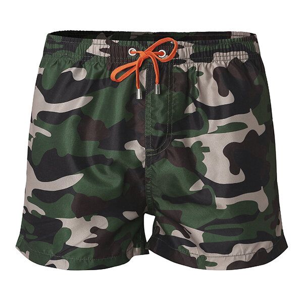 Pantalones Cortos De Playa De Secado Rápido De Camuflaje De Moda De Verano Para Hombre Bañadores De Surf Para Nadar