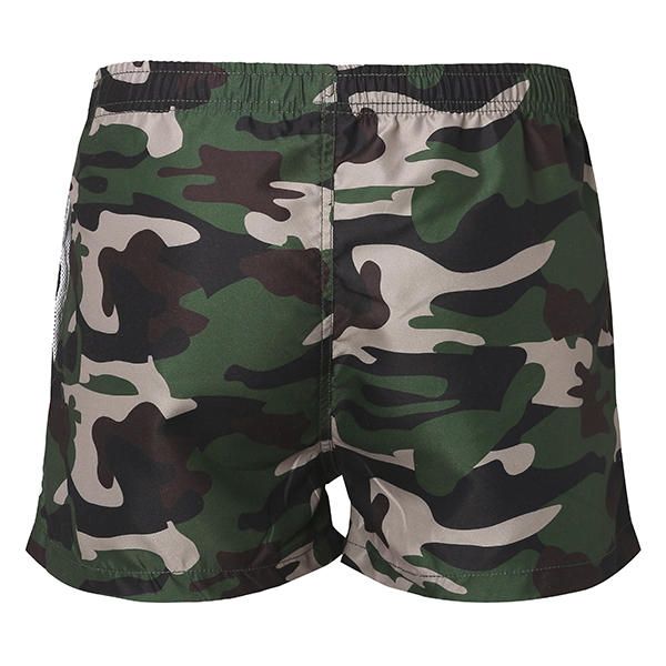 Pantalones Cortos De Playa De Secado Rápido De Camuflaje De Moda De Verano Para Hombre Bañadores De Surf Para Nadar