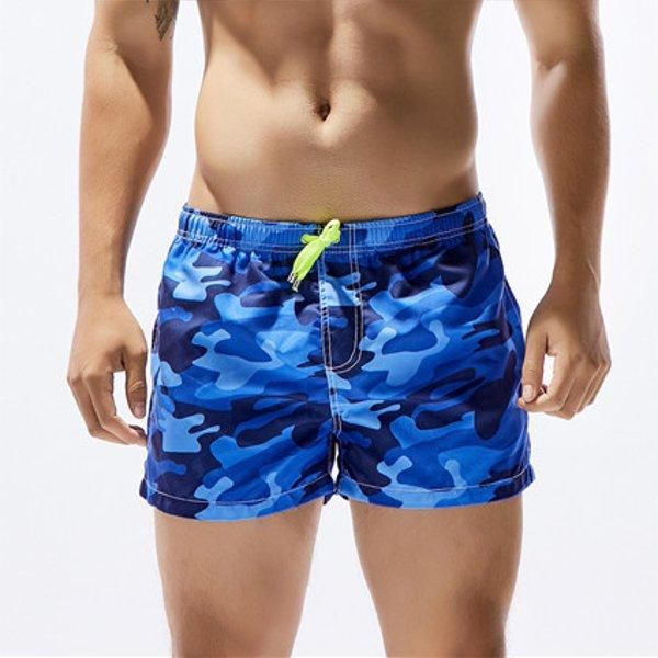 Pantalones Cortos De Playa De Secado Rápido De Camuflaje De Moda De Verano Para Hombre Bañadores De Surf Para Nadar