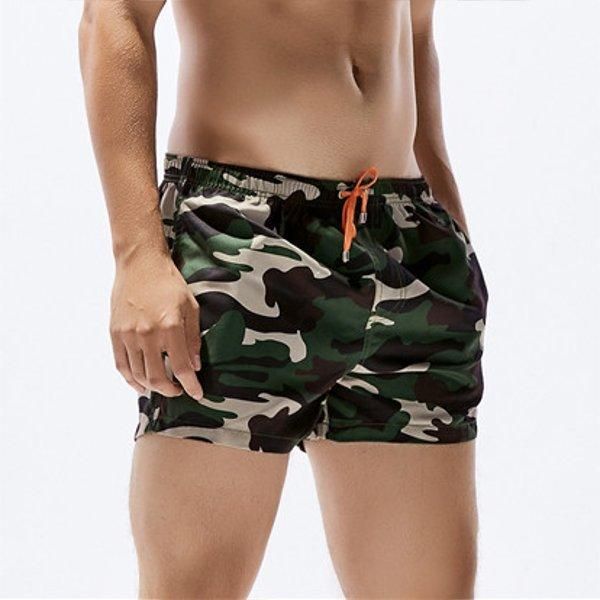 Pantalones Cortos De Playa De Secado Rápido De Camuflaje De Moda De Verano Para Hombre Bañadores De Surf Para Nadar