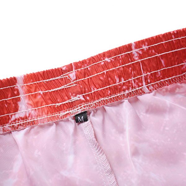 Pantalones Cortos De Playa De Vacaciones Informales De Verano Con Estampado De Carne En 3d