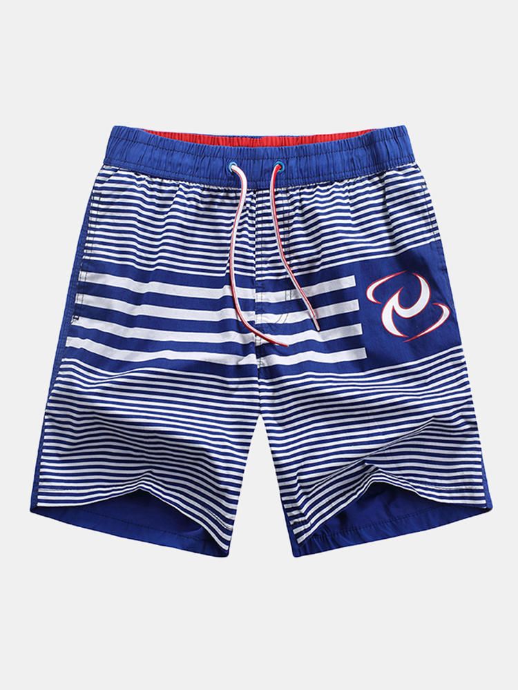 Pantalones Cortos De Tabla Transpirables Helados De Secado Rápido Junto Al Mar De Estilo Hawaiano Para Hombres