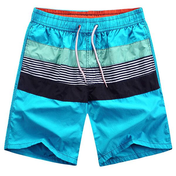 Pantalones Cortos De Tabla Transpirables Helados De Secado Rápido Junto Al Mar De Estilo Hawaiano Para Hombres