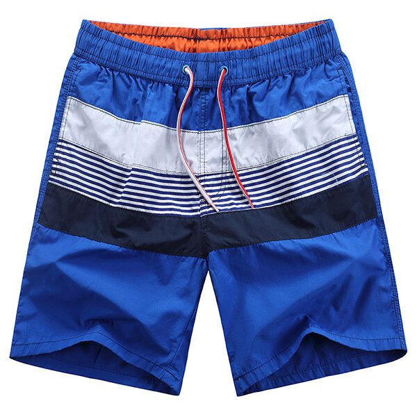 Pantalones Cortos De Tabla Transpirables Helados De Secado Rápido Junto Al Mar De Estilo Hawaiano Para Hombres