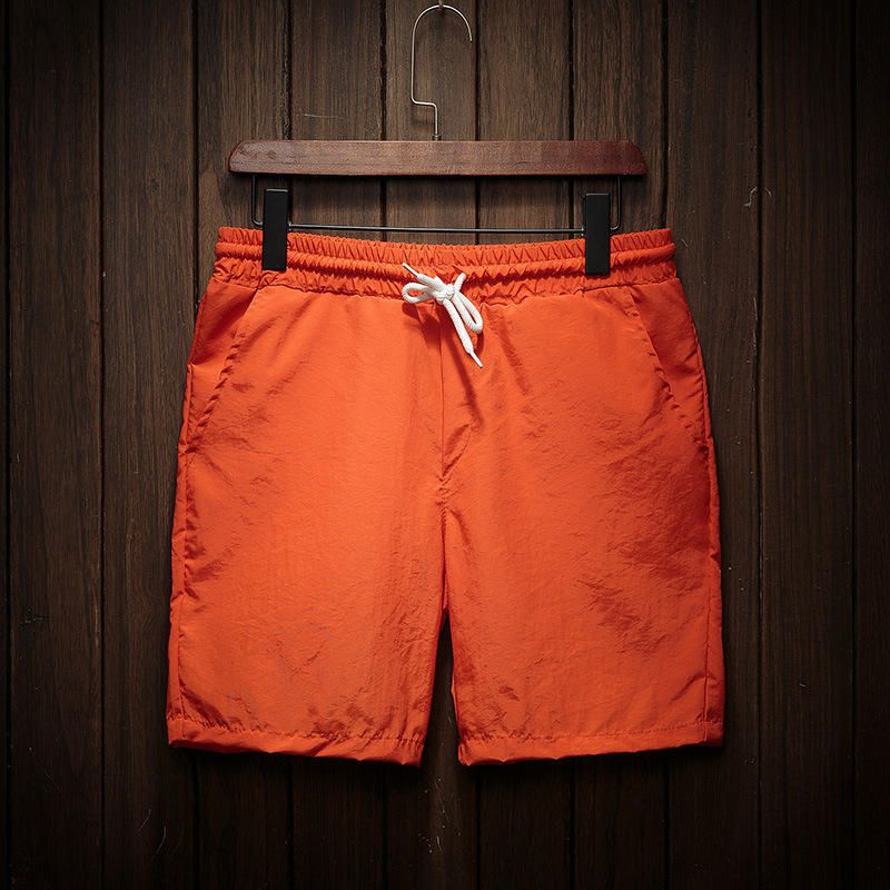 Shorts De Playa Con Cordón De Secado Rápido Informales De Verano