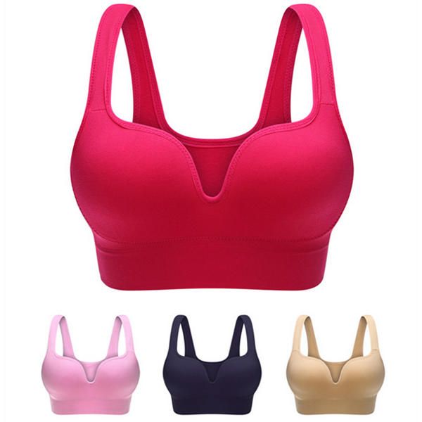 3d Gather Push Up Seamless Running Bras