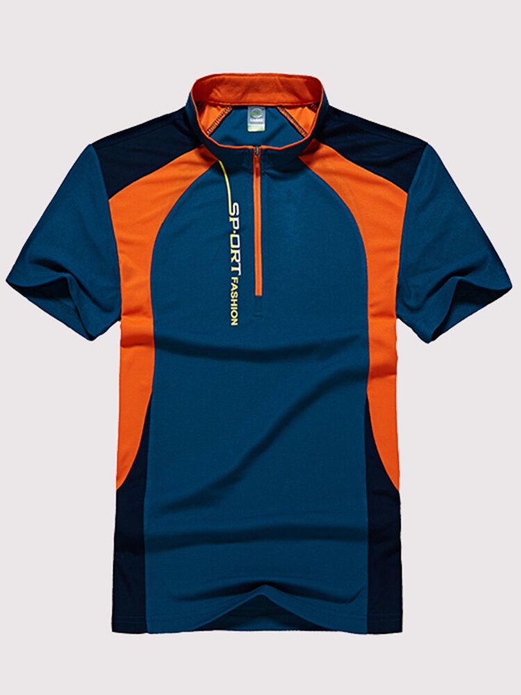 Camiseta Deportiva De Secado Rápido Para Exteriores Camisetas De Verano Para Hombre Informales Repelentes Al Agua Transpirables