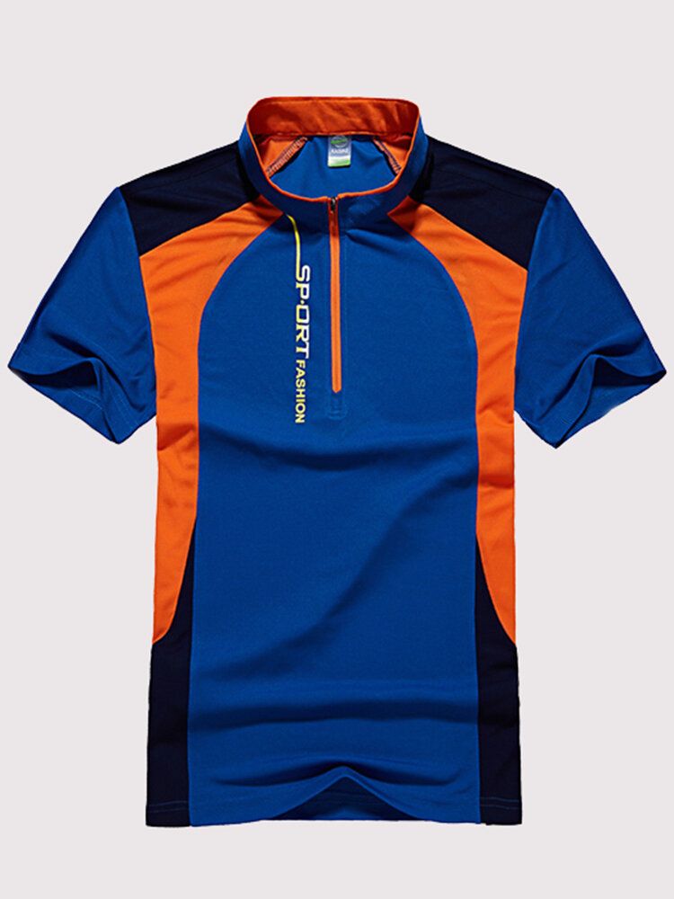 Camiseta Deportiva De Secado Rápido Para Exteriores Camisetas De Verano Para Hombre Informales Repelentes Al Agua Transpirables