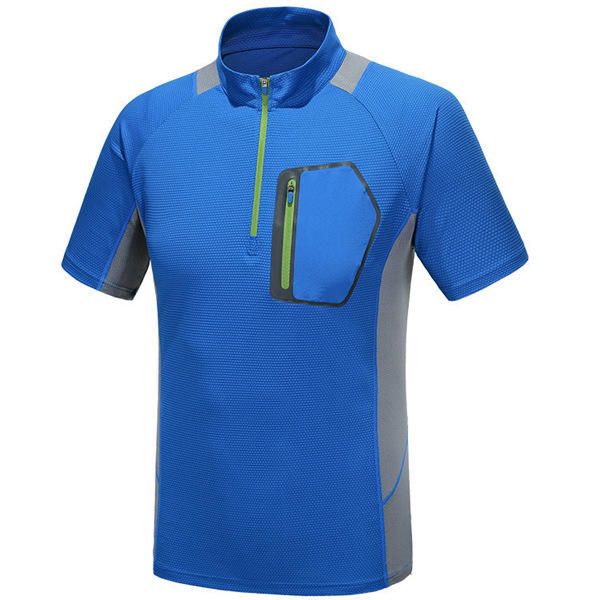 Camiseta Exterior Para Hombre Camping Senderismo Montañismo Viaje Absorbente Transpirable Secado Rápido Ropa Deportiva