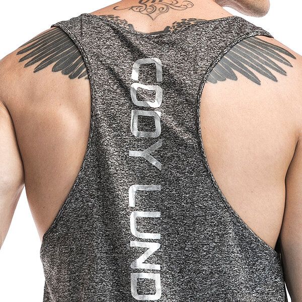 Chaleco De Cuello Redondo Para Hombre Camisetas Deportivas Sin Mangas Transpirables De Secado Rápido Jogger