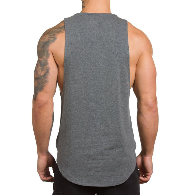 Chaleco Deportivo Sin Mangas Para Correr Sin Mangas Para Hombre Transpirable De Color Sólido Informal De Secado Rápido