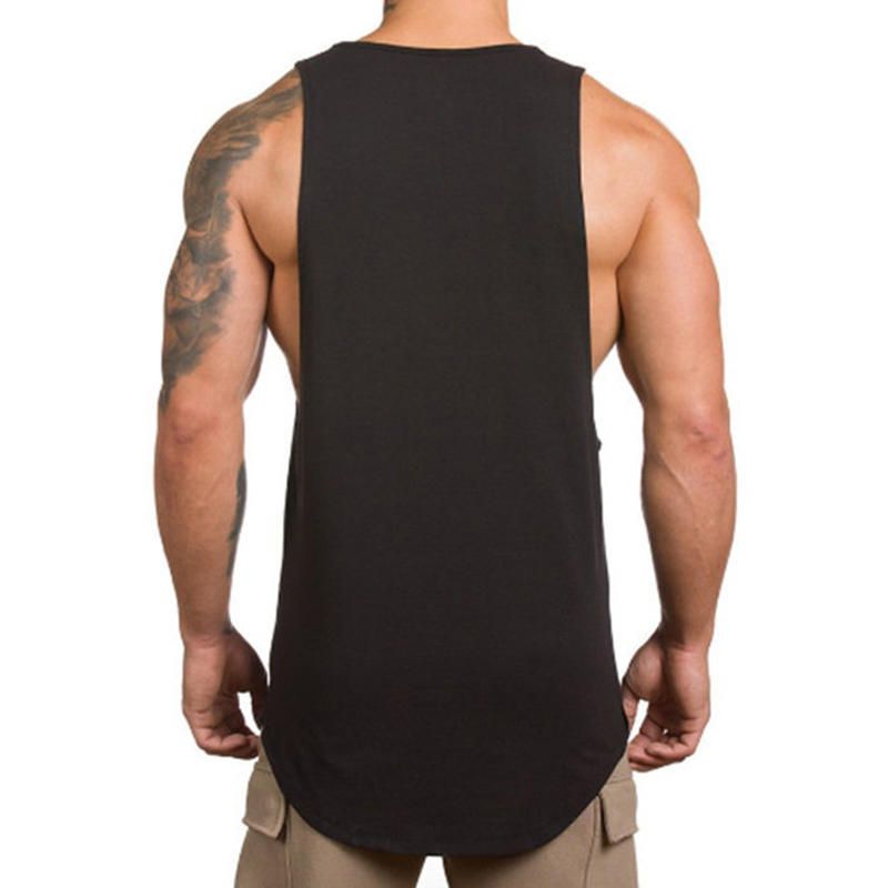 Chaleco Deportivo Sin Mangas Para Correr Sin Mangas Para Hombre Transpirable De Color Sólido Informal De Secado Rápido