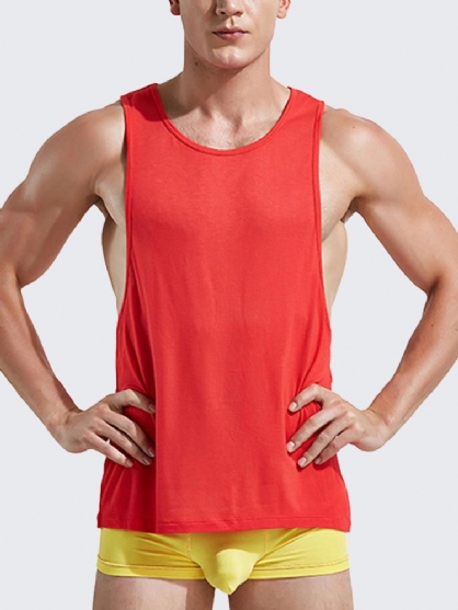 Chaleco Sin Mangas De Entrenamiento Físico Para Hombre Camisetas Sin Mangas De Algodón Deportivas Para Correr Transpirables