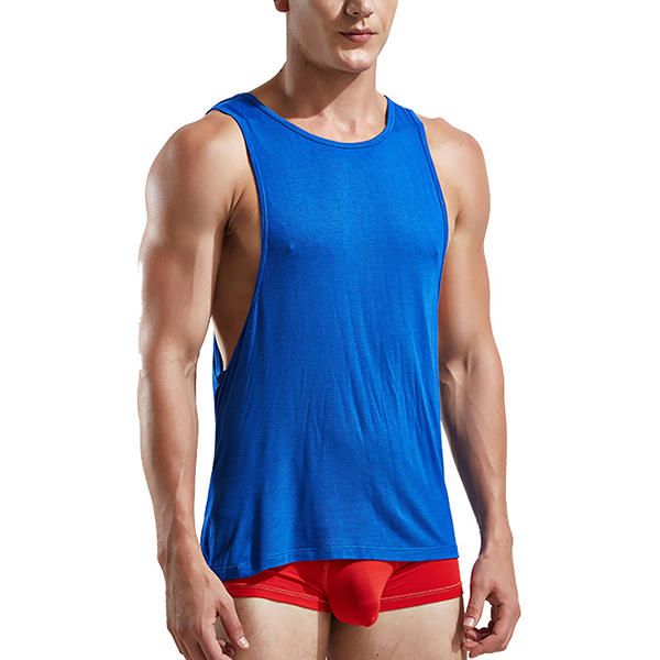 Chaleco Sin Mangas De Entrenamiento Físico Para Hombre Camisetas Sin Mangas De Algodón Deportivas Para Correr Transpirables