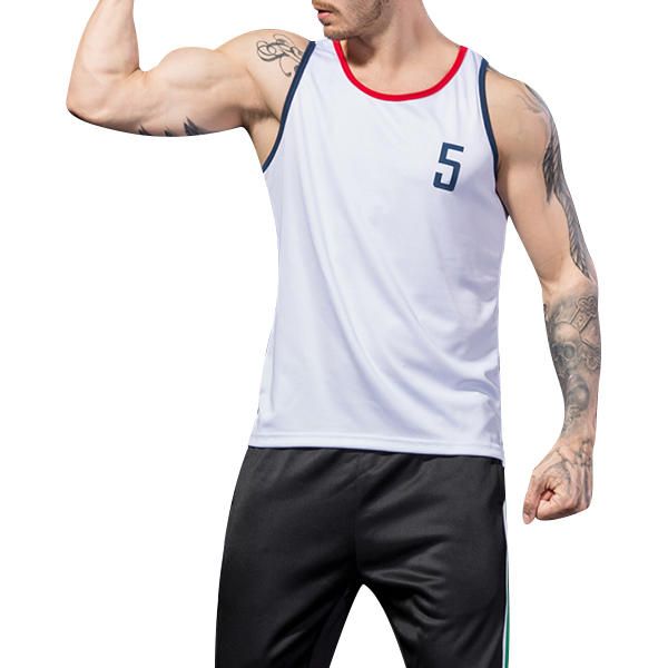 Chaleco Sin Mangas De Sudor Transpirable Para Hombre Camiseta Sin Mangas Deportiva De Verano Para Correr