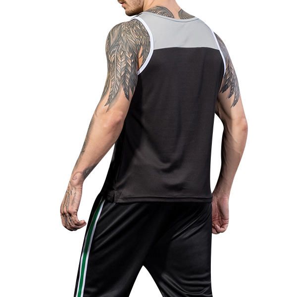 Chaleco Sin Mangas De Sudor Transpirable Para Hombre Camiseta Sin Mangas Deportiva De Verano Para Correr