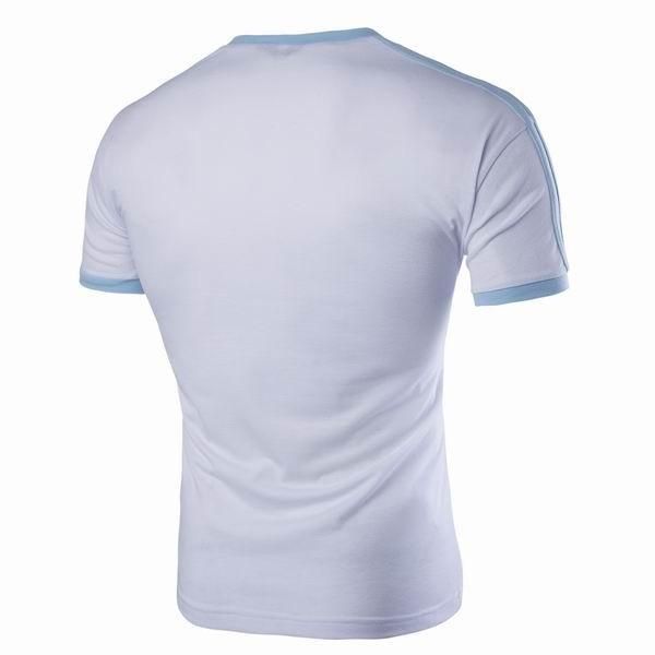 Estilo Deportivo Para Hombre Camisetas Ajustadas Con Cuello En V Bordado De Renos Camisetas De Manga Corta Camisetas Básicas