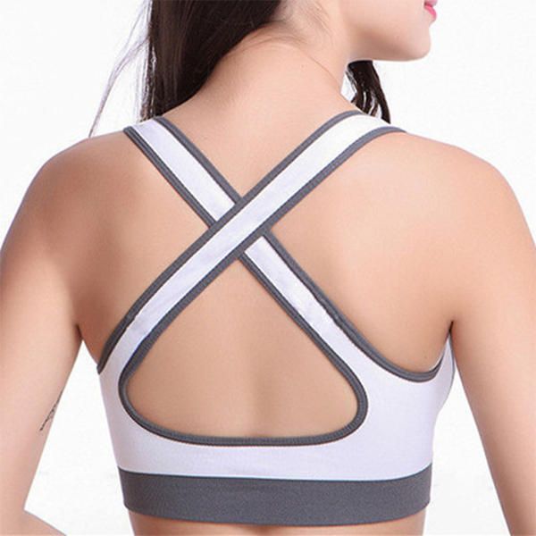 Estiramiento Antibacteriano Correr Fitness Yoga Sujetador Ropa Deportiva