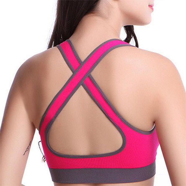 Estiramiento Antibacteriano Correr Fitness Yoga Sujetador Ropa Deportiva