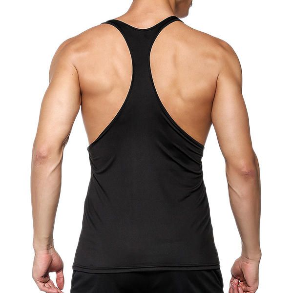 Hombre Sexy Bodybuilding Chaleco De Secado Rápido Fitness Skinny Fit Training Sport Tank Tops