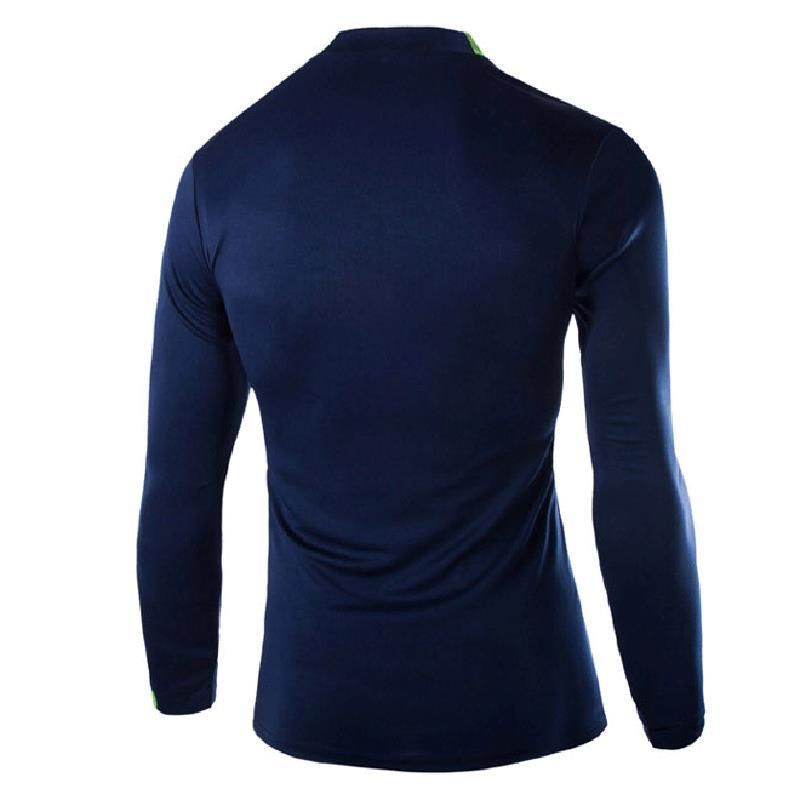 Medias De Secado Rápido Para Hombre Camisetas Deportivas De Manga Larga Trajes De Entrenamiento