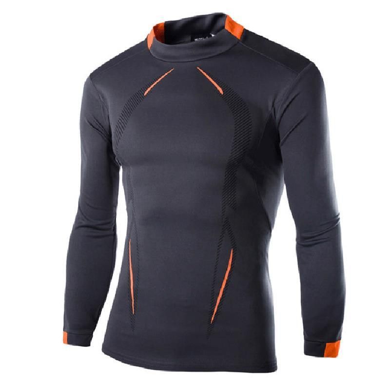 Medias De Secado Rápido Para Hombre Camisetas Deportivas De Manga Larga Trajes De Entrenamiento