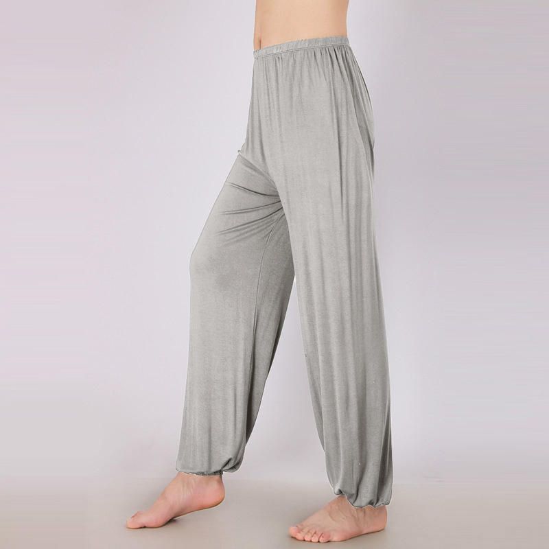 Modal Taiji Yoga Pants Unisex Loose Jogger Casual Pantalones De Chándal Transpirables